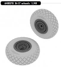 1/48 B-17 wheels