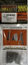 Brassin 1/48 P-51D undercarriage legs for Eduard