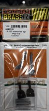 Brassin 1/48 Bf 109G undercarriage legs for Eduard
