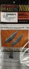 Eduard Brassin Spitfire Mk.IX Fishtail Exhaust Stacks 1/48