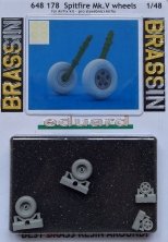 BRASSIN 1/48 Spitfire Mk.V wheels (AIRF)
