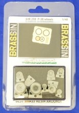 BRASSIN 1/48 P-38 wheels