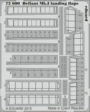 1/72 Boulton-Paul Defiant Mk.I landing flaps (for Airfix)