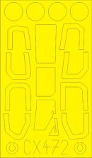 Mask 1/72 OH-1 Ninja