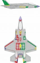 Mask 1/72 F-35A RAM coating early for Revell