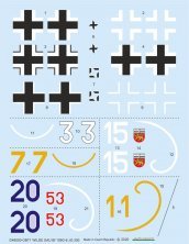 Decals 1/48 WILDE SAU Bf 109G-6 JG 300