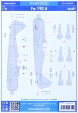 Decals 1/48 Fw 190 A stencils