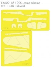 Mask 1/48 Bf 109G camo scheme  Mtt