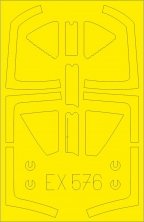 Mask 1/48 Harrier T.2/T.4/T.8