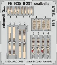 1/48 Il-28T seatbelts STEEL