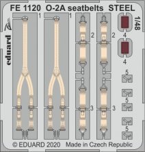 1/48 O-2A seatbelts STEEL