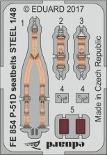 1/48 P-51D seatbelts STEEL