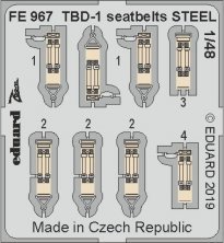 1/48 TBD-1 seatbelts STEEL