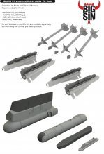 BIGSIN 1/48 F-16 armament with Maverick missiles