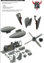 BIGSIN 1/48 P-51B Malcolm Hood canopy ESSENTIAL