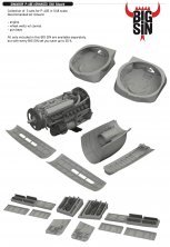 BIGSIN 1/48 P-40E ADVANCED for Eduard