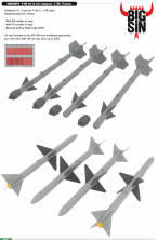 McDonnell F-4B Phantom Air to Air weapons 1/48