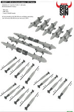 McDonnell F-4B Phantom Air to Ground weapons 1/48