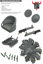 BIGSIN 1/48 Sopwith Camel Bentley engine