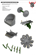 BIGSIN 1/48 Sopwith Camel Le Rhone engine
