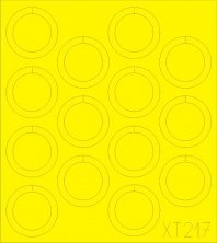 1/35 Russian SU-76M wheels masks