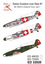 Exotic Decals Me 109G-6 Swiss Air Force 1/32 Part 1