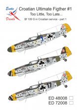 1/48 Croatian Ultimate Bf-109G Fighter Part 1