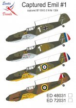 1/48 Captured Emil Part 1 captured Messerschmitt Bf-109E-3