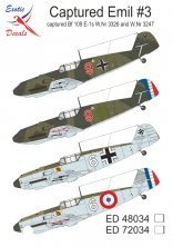Exotic Decals D�calcomanies Bf-109 E-1 Captur�s 1/48