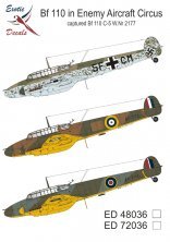 Exotic Decals Messerchmitt Bf-110 C-5 1/48