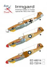 1/72 Irmgard American captured Gustav Bf-109G-2 in Tunisia