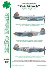 1/72 Yak Attack Yak-1b decals