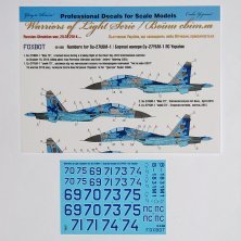 1/48 Numbers for Sukhoi Su-27UBM, Ukranian Air Forces, digital