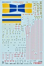 1/72 Stencils for Sukhoi Su-27S/P & Su-27UB/UBM-1 Ukrainian