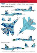 1/72 Ukrainian Su-27 and Su-27UB with geometric camouflage