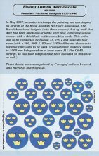 Flying Colors 1/48 Swedish National Insignia 1937-40