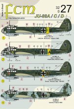 1/32 Junkers Ju-88A/Ju-88C/Ju-88D