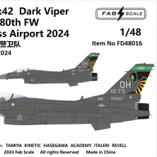 1/48 USAF F-16CM Fighting Falcon Block42 Dark Viper