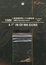1/350 4.7" IN QF MK Guns (8 barrels)