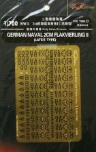 1/700 German Naval 2cm Flakvierling II (Late)