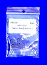 1/72 Wheels for Hurricane Mk.I