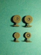 1/72 Tigercat wheels with grooves FLY