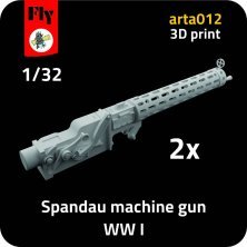 Fly 1/32 Mitrailleuse Spandau WWI - 2 pcs