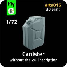 Jerricans sans inscription 20 l 1/72 - 10 pi�ces