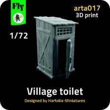 FLY Village Toilet 1/72 - Accessoire 3D pour diorama