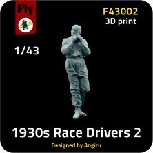 FLY 1/43 Figurine Pilote Course Ann�es 30