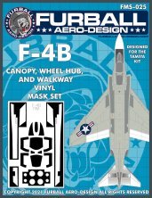 Vinyl mask set for the Tamiya 1/48 McDonnell F-4B Phantom