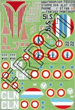 Azur Stampe SV4 France Decals 1/72 Azur Stampe SV4 France Decals 1/72