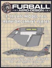 1/48 Grumman F-14A Tomcat adhesive vinyl detail parts