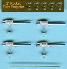 1/72 2" Rocket Flare Launcher